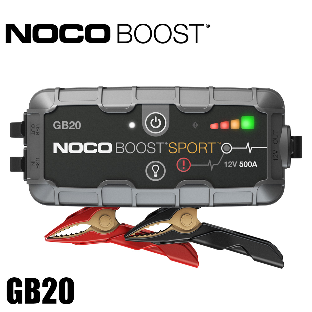 NOCO Boost Sport UltraSafe ジャンプスターター 500A/12V GB20 826009