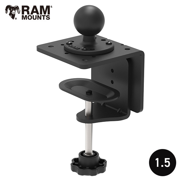 RAM MOUNTS ラムマウント ヘビーデューティー クランプベース 1.5インチボール 付き RAM-202U-CC1