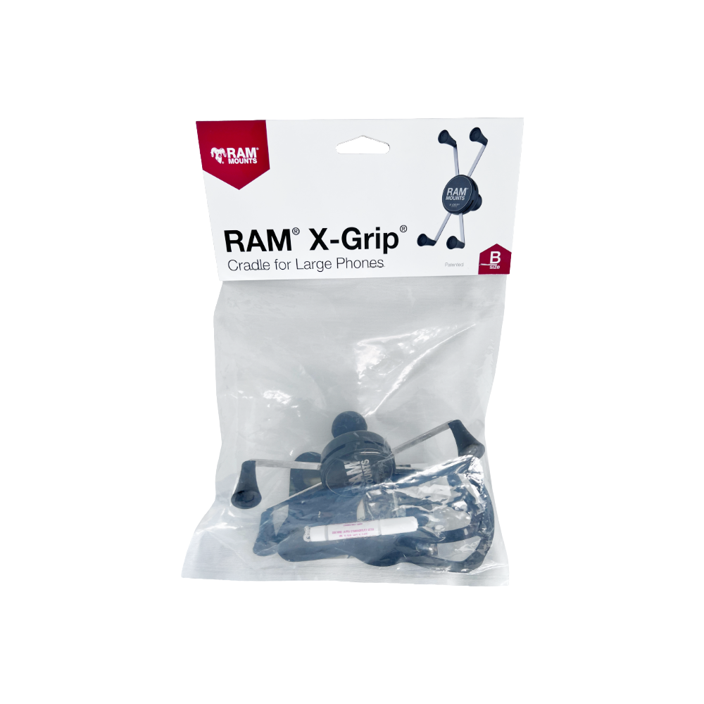 【純正パッケージ仕様】RAM MOUNTS ラムマウント 1インチボール Xグリップ Lサイズ iPhone 対応 RAM-HOL-UN10BU