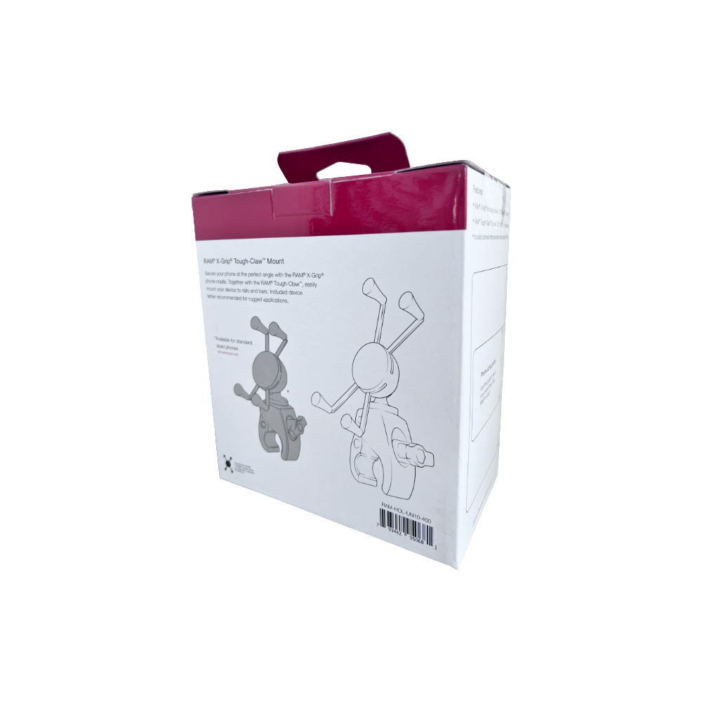 【純正パッケージ仕様】RAM MOUNTS ラムマウント Xグリップ Lサイズ タフクロー iPhone 対応 RAM-HOL-UN10-400U