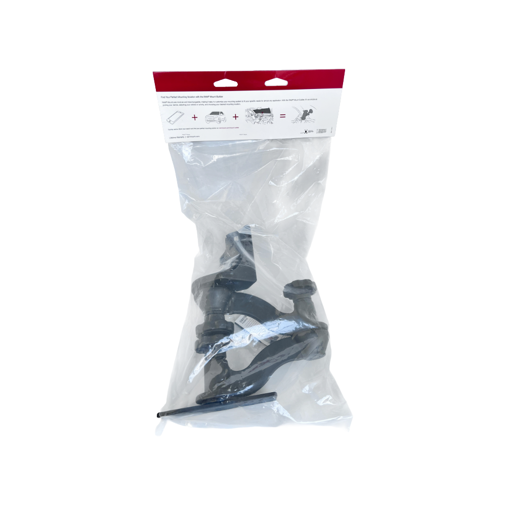 【純正パッケージ仕様】RAM MOUNTS ラムマウント ダブルスイングアーム 360度回転 12インチ 縦型 2ステーション RAM-109V-1U