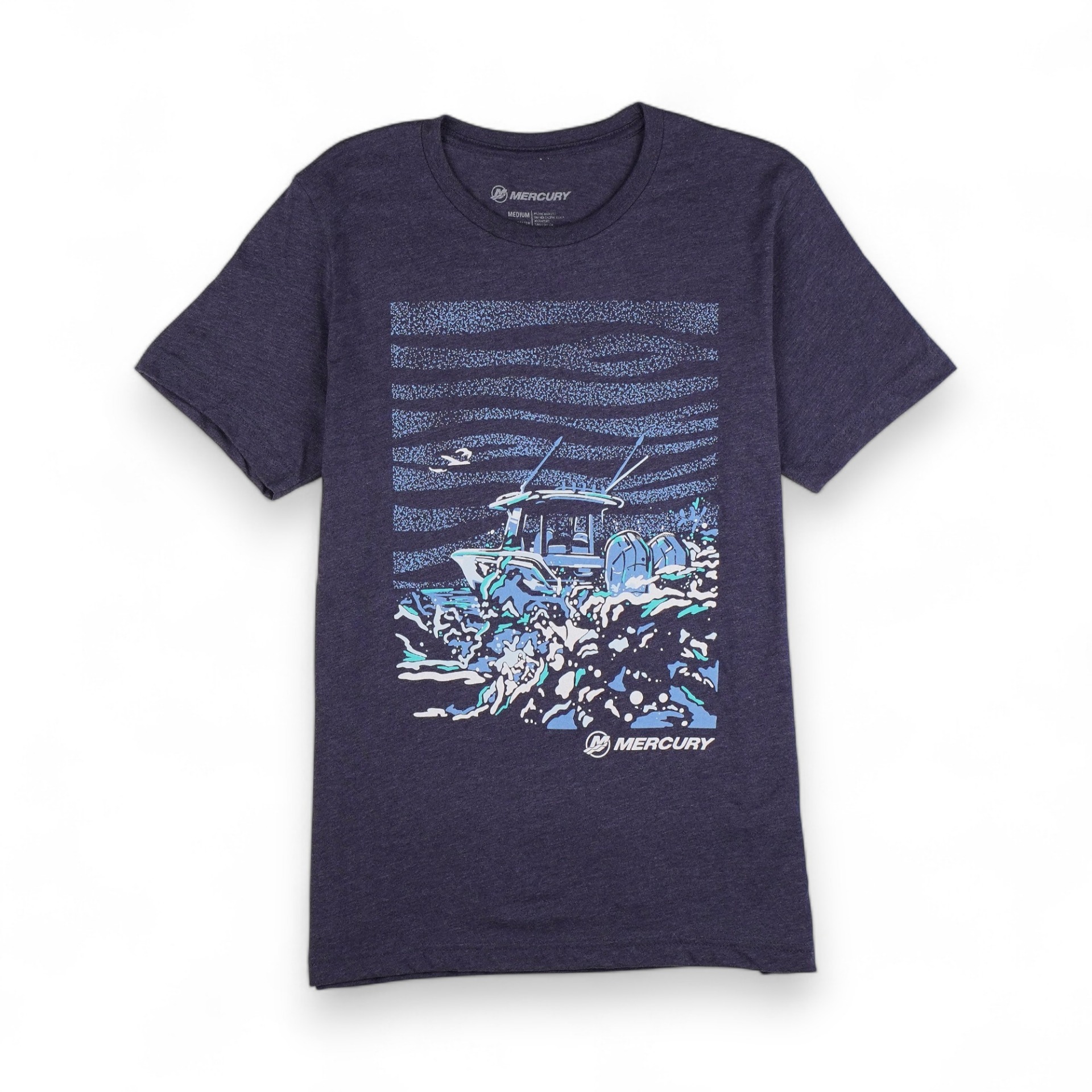 MERCURY マーキュリー 半袖 Tシャツ ネイビー Sサイズ USサイズ 67-25M004-S