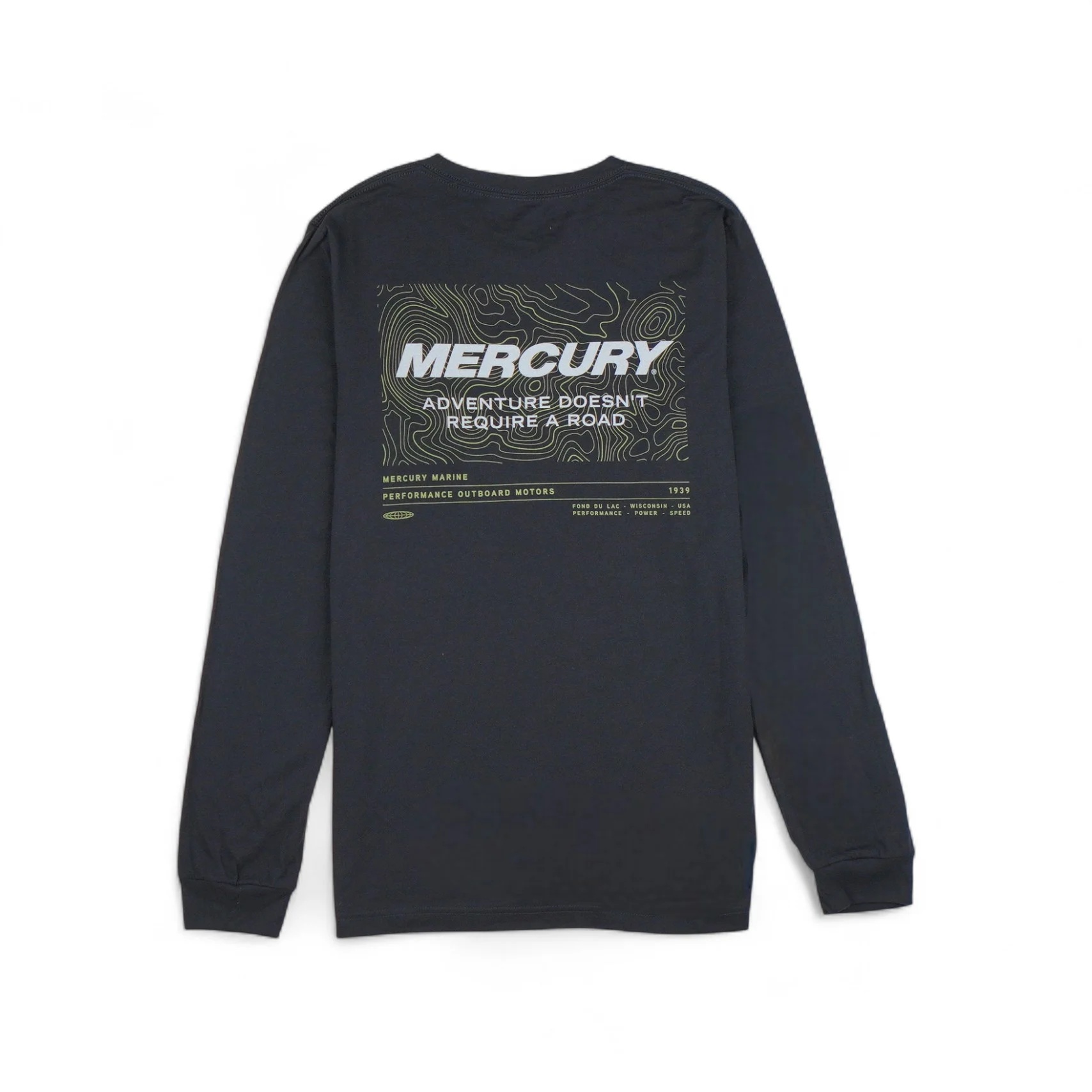 MERCURY マーキュリー 長袖 ロングシャツ グレー Sサイズ USサイズ 67-25M047-S