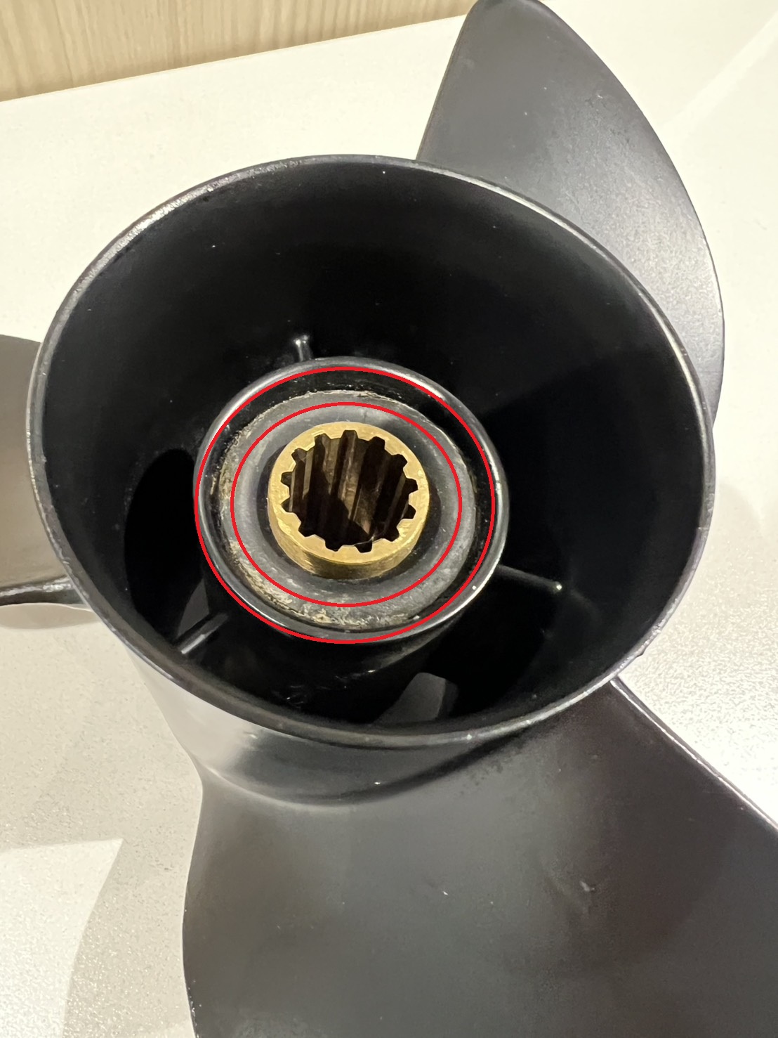 【訳あり品】 3ブレード ステンレス プロペラ YAMAHA ヤマハ 「10-5/8" x P13」110029