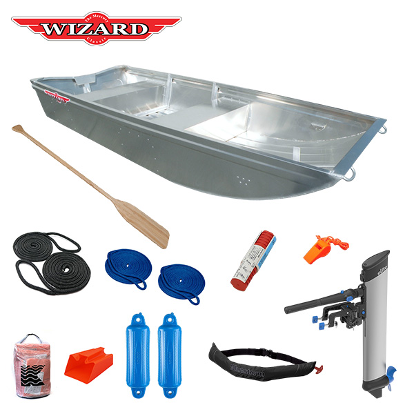 【予約注文】WIZARD ウィザード WP-330VW アルミボート 11ft 電動船外機 イーライト 用品セット