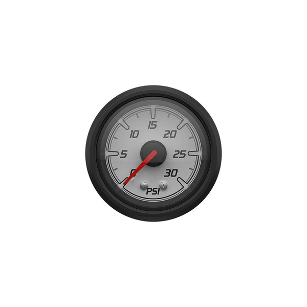 MERCURY 水圧計 0-30psi ホワイトフェイス ブラックベゼル 79-8M6020055