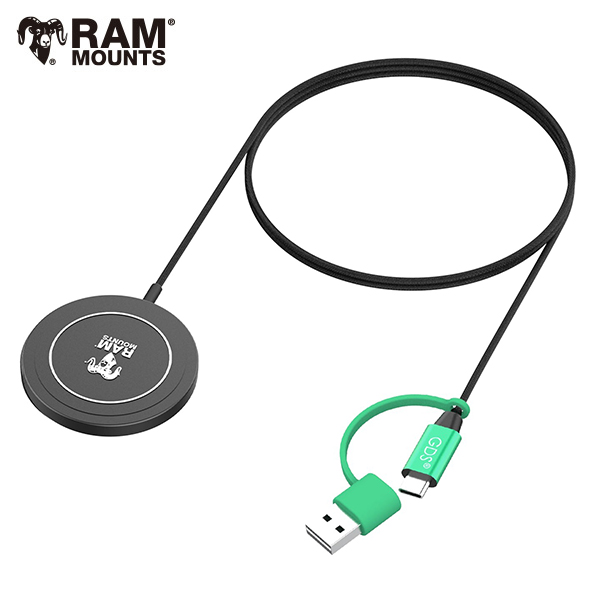 RAM MOUNTS ラムマウント 防水 ワイヤレス 充電器 iPhone対応 RAM-GDS-CHARGE-W2M 142108K