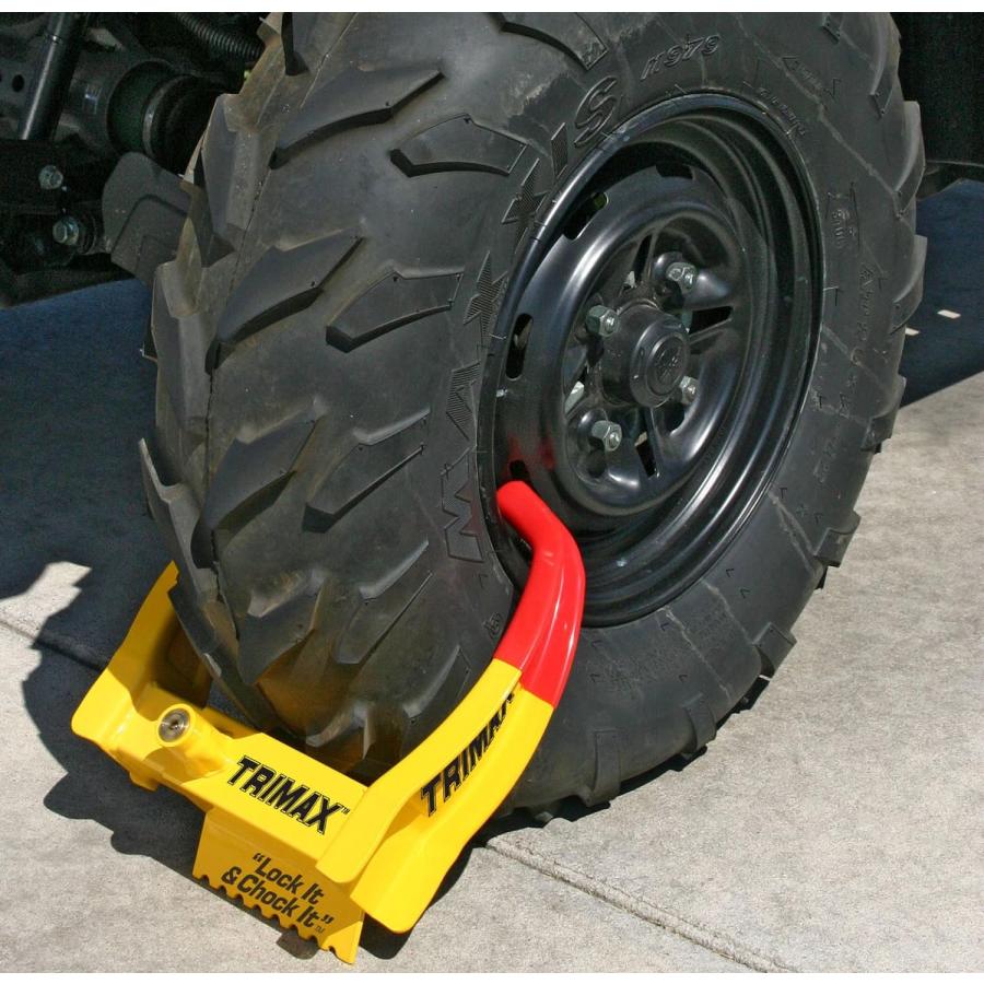 TRIMAX タイヤロック ラージ タイヤ幅 約179mm～291mm用 TCL75 ハンドルロック セット品