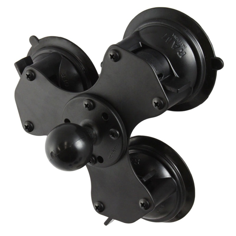 RAM MOUNTS ラムマウント 1.5インチボール トリプルサクションカップベース 吸盤 RAM-224-3U
