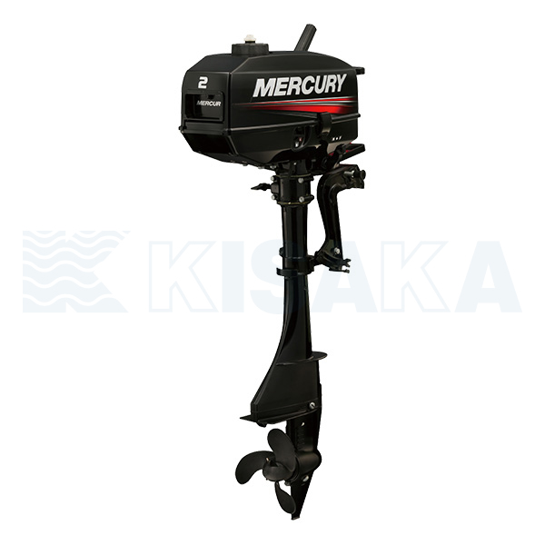 【展示品・未使用品】MERCURY 船外機 2馬力 2ストローク ティラーハンドル 備考欄に( 使用用途・使用水域・保管方法 )ご記入ください
