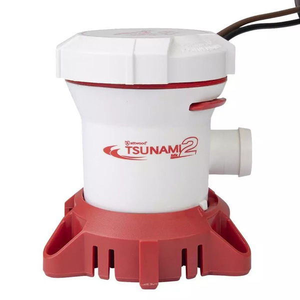 attwood 5606B-1 マニュアル ビルジポンプ 12V 500GPH TSUNAMI Mk2 256061