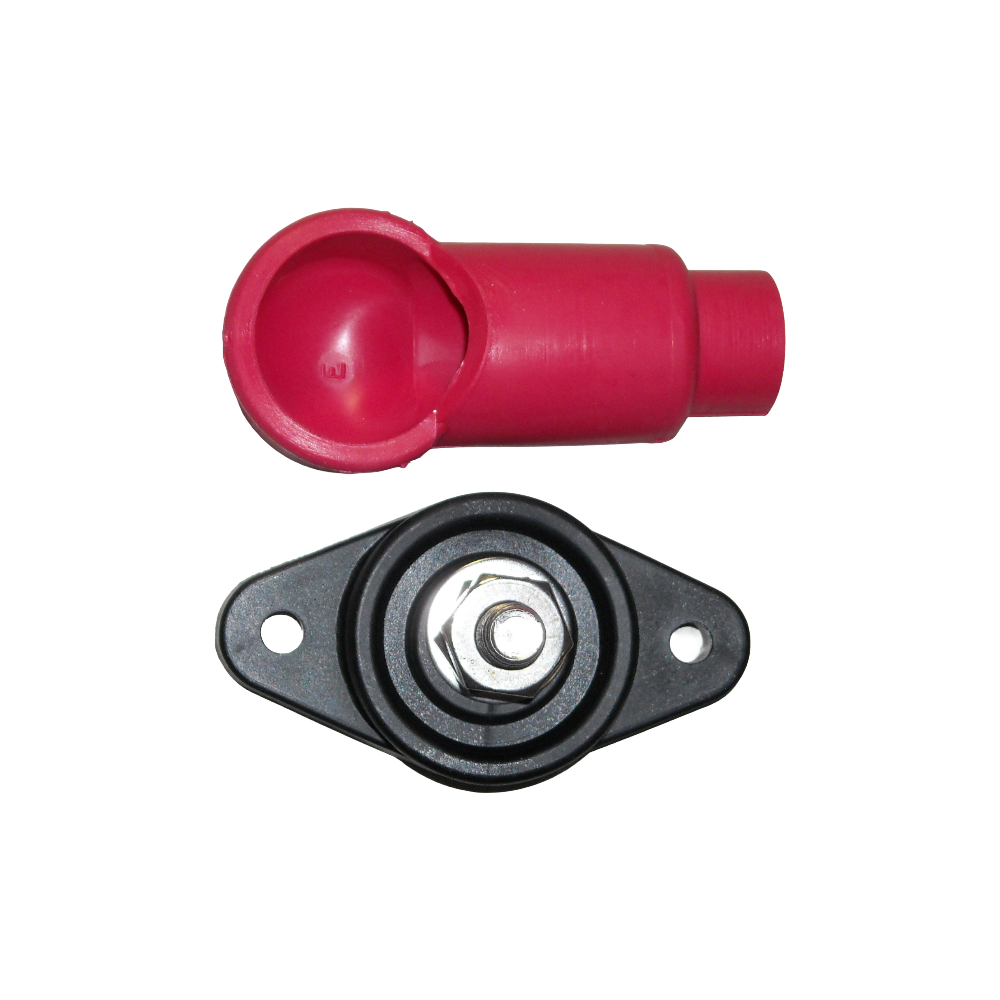 パワーポスト 「ターミナル スタッド 3/8"NC｣ レッドブーツ付 ブルーシーシステム BLUE SEA SYSTEMS 2003