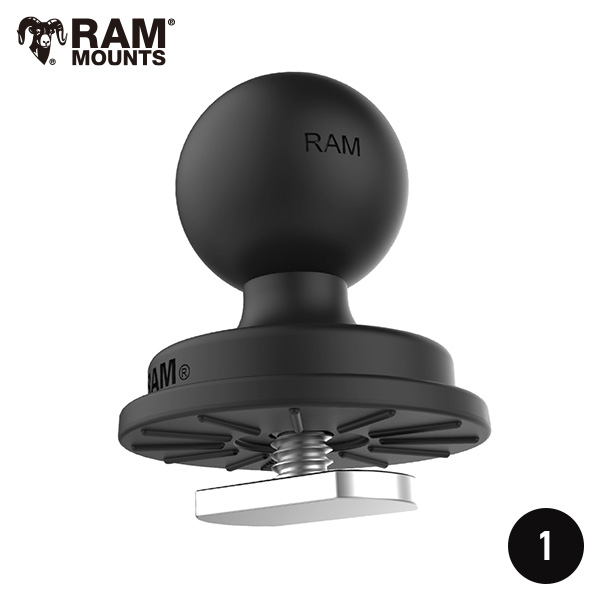 RAM MOUNTS ラムマウント 1インチボール トラックボールベース Tボルト付き RAP-B-354U-TRA1