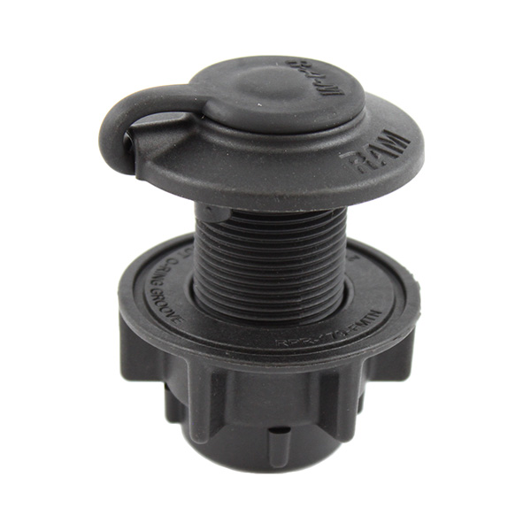 ラムマウント スプラインポストベース 穴あけ埋込式 丸フランジ