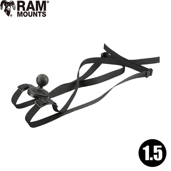 ラムマウント フロートチューブ用 アダプター 1.5インチボール付き
