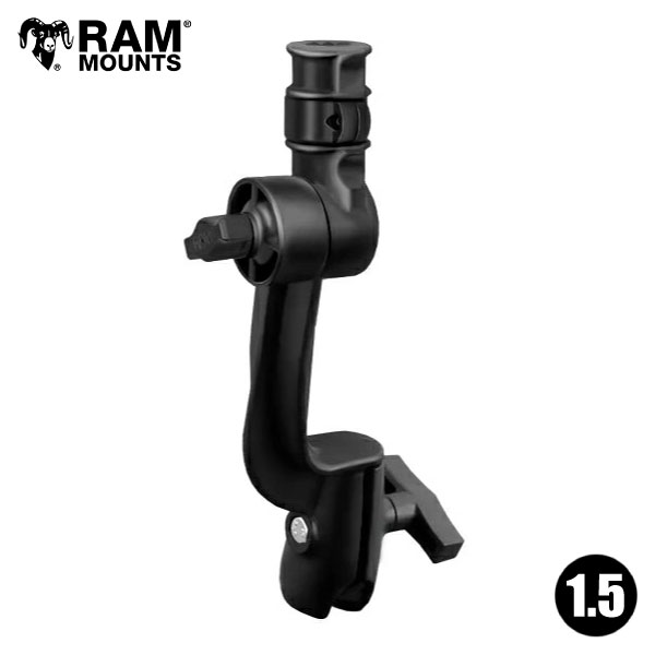 ラムマウント Adapt-A-Post スプラインポスト ラチェット & 1.5インチボール ソケット付き