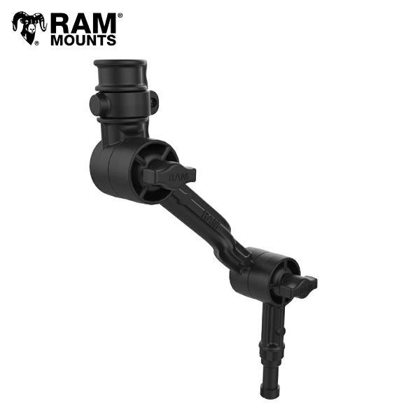 ラムマウント Adapt-A-Post スプラインポスト ラチェット & 13.5インチ 延長アーム付き