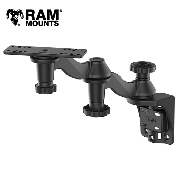 RAM MOUNTS ラムマウント ダブルスイングアーム 360度回転 12インチ 縦型 RAM-109V-1U