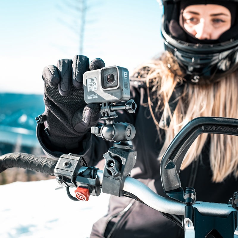 RAM MOUNTS ラムマウント 1インチボール GoPro対応 カメラベース&ショートアーム&タフクロー RAM-B-400-A-GOP1U