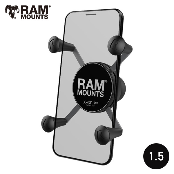 RAM MOUNTS ラムマウント Xグリップ 1.5インチボール Sサイズ iPhone 対応 RAM-HOL-UN7BCU