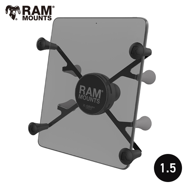 RAM MOUNTS ラムマウント Xグリップ 7～8インチ タブレット用 1.5インチボール RAM-HOL-UN8BCU