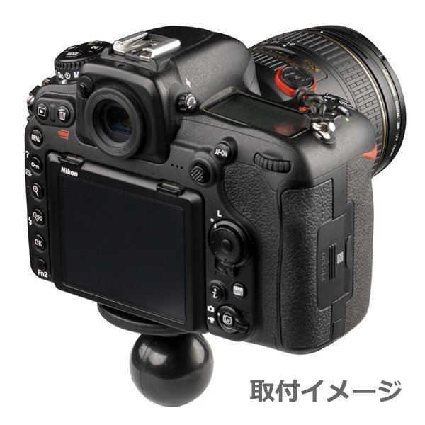 RAM MOUNTS ラムマウント 1.5インチボール スタッド付き ラウンドベース 外径62mm 602021