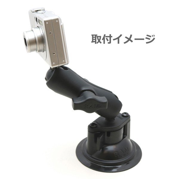 ラムマウント 1インチボール スタッド付きボールアダプター