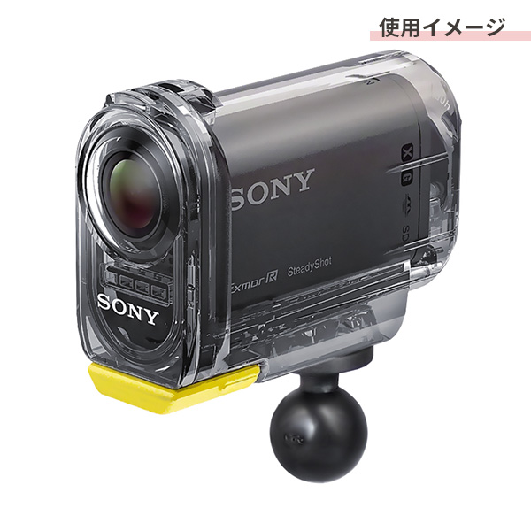 ラムマウント 1インチボール スタッド付き ラウンドベース