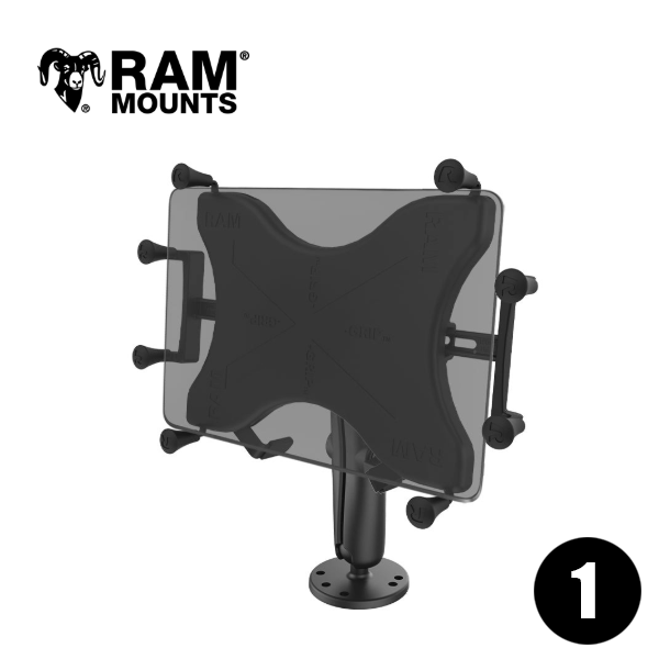RAM MOUNTS ラムマウント Xグリップ 9～10インチ タブレットホルダー セット RAM-B-101-C-UN9U