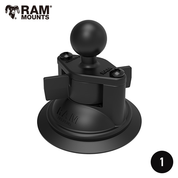 RAM MOUNTS ラムマウント 1インチボール サクションカップベース 吸盤 RAM-B-224-1U