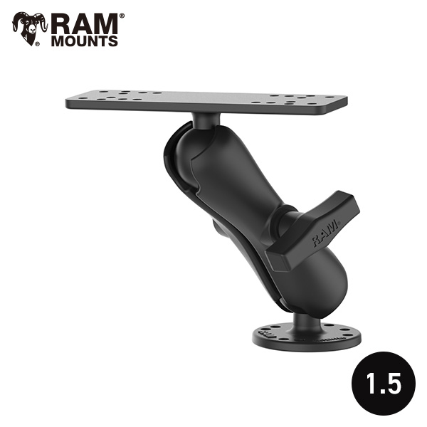 RAM MOUNTS ラムマウント 魚探マウント 1.5インチボール 架台 RAM-111U
