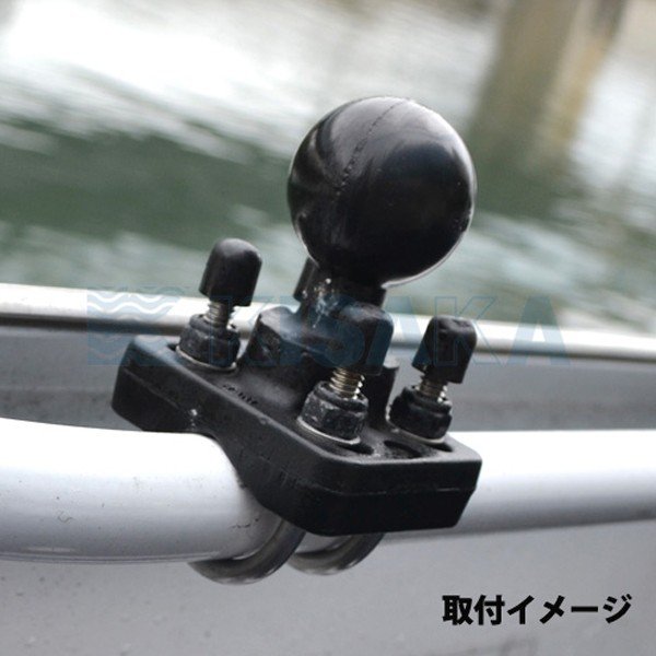 RAM MOUNTS ラムマウント 1.5インチボール ダブルUボルトベース RAM-235U