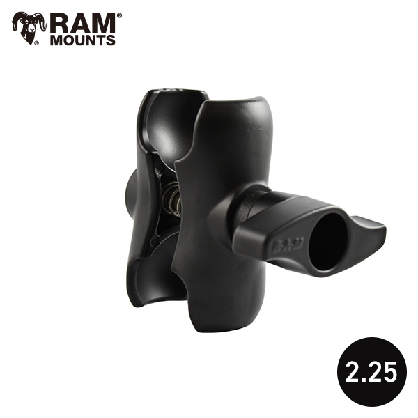 RAM MOUNTS ラムマウント 2.25インチボール ダブルソケット ショートアーム RAM-D-201U-C