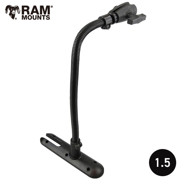 RAM MOUNTS ラムマウント 1.5インチボール 振動子用アーム トータルスキャン用 RAM-316-18-TRA4U-NB