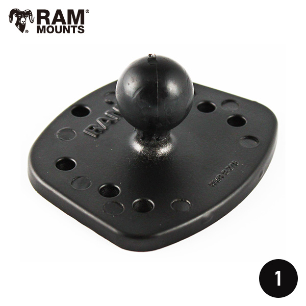 RAM MOUNTS ラムマウント 1インチボール LOWRANCE GB17用ベース 魚探マウント RAM-B-107-1BU