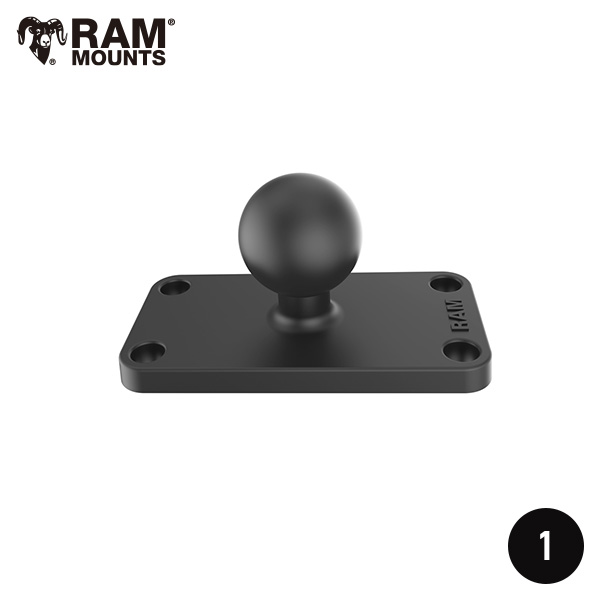 RAM MOUNTS ラムマウント 1インチボール 1.5×3ベース 魚探マウント RAM-B-202U-153