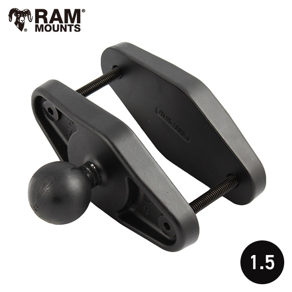 RAM MOUNTS ラムマウント 1.5インチボール クランプベース 101mm×44mmまで RAM-247U-4