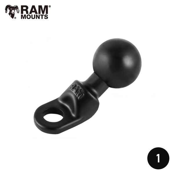 RAM MOUNTS 1インチボール 9mmネジ止めアダプター 角度付き RAM-B-272U