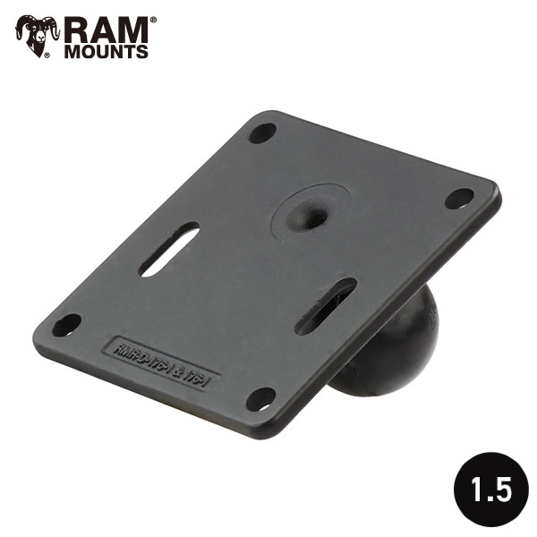 RAM MOUNTS ラムマウント VESAプレート 取付穴75mm×75mm 1.5インチボール  RAM-2461U