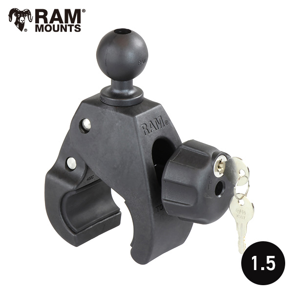 RAM MOUNTS ラムマウント 1.5インチボール タフクロー 鍵付き ラージ