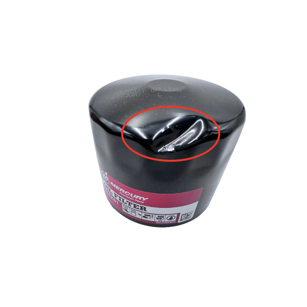 【訳あり品】MERCURY 4ストローク オイルフィルター 75-115hp(要シリアル確認)/150hp用