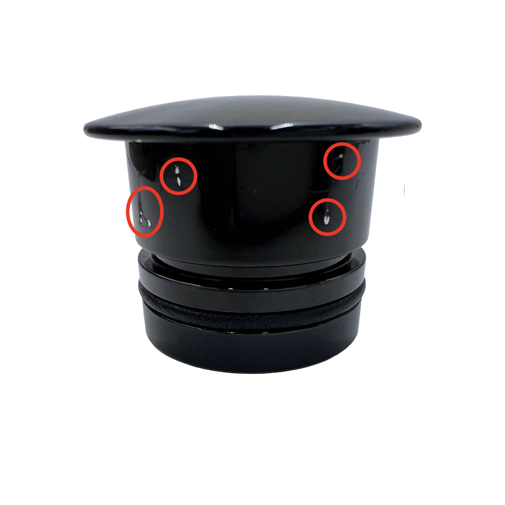 【訳あり品】ペデスタル ベースプラグ fits 1.77"(45mm) ホール用 ブラック 311100
