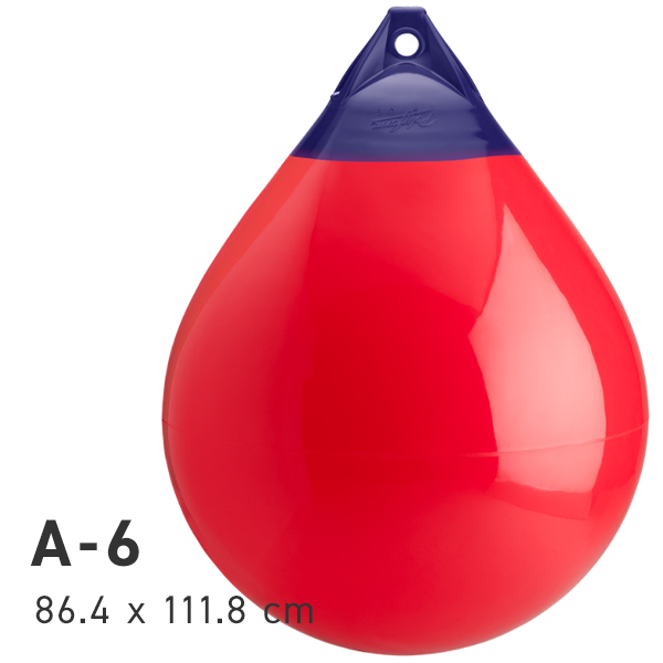 Polyform Aシリーズブイ A-6 レッド 421860